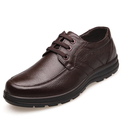 Genuine Leather Shoes Men Flats Fashion Soft Comfortable