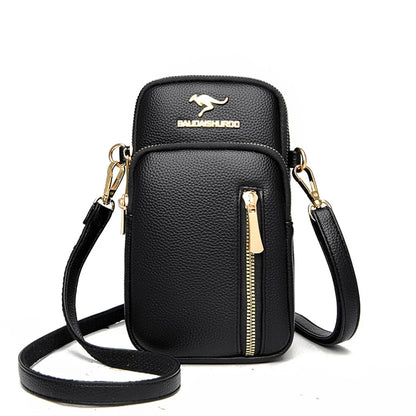 Ladies New Trendy Pu Leather Shoulder Bags Luxury Designer Simple Small Purse