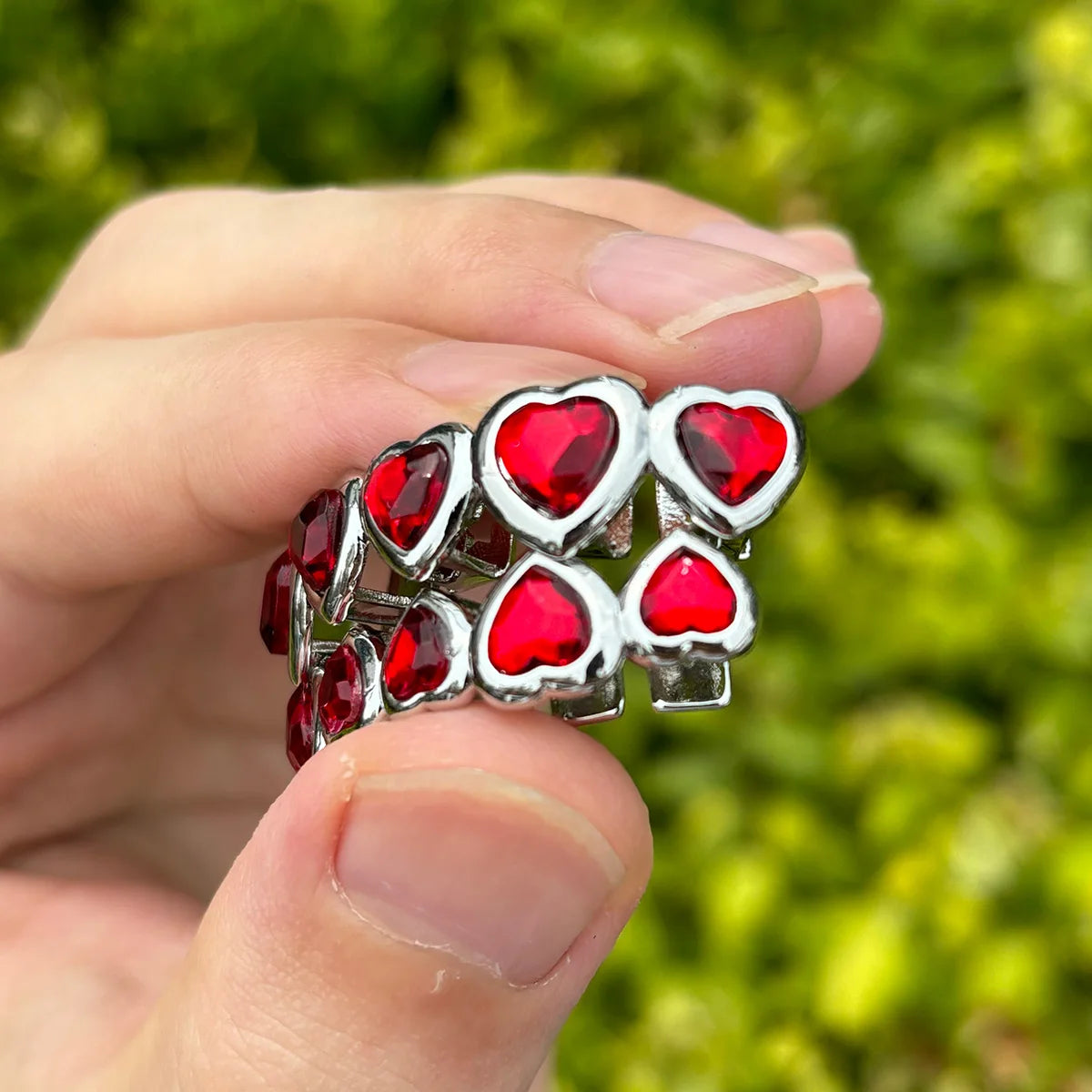 Red Crystal Heart Tooth Caps For Women Men Jewelry Hip Hop Silver Color Green Zircon Teeth Grillz Dental Grills Gold Green Gold Red Top Gold Green Bottom Gold Green-Gold Red Top-Gold Green Bottom-Gold Red-Gold Green Top-Silver Green Top-Silver Green-Silver Green Bottom-Silver Red-Gold Red Bottom-Silver Red Bottom-Silver Red Top-