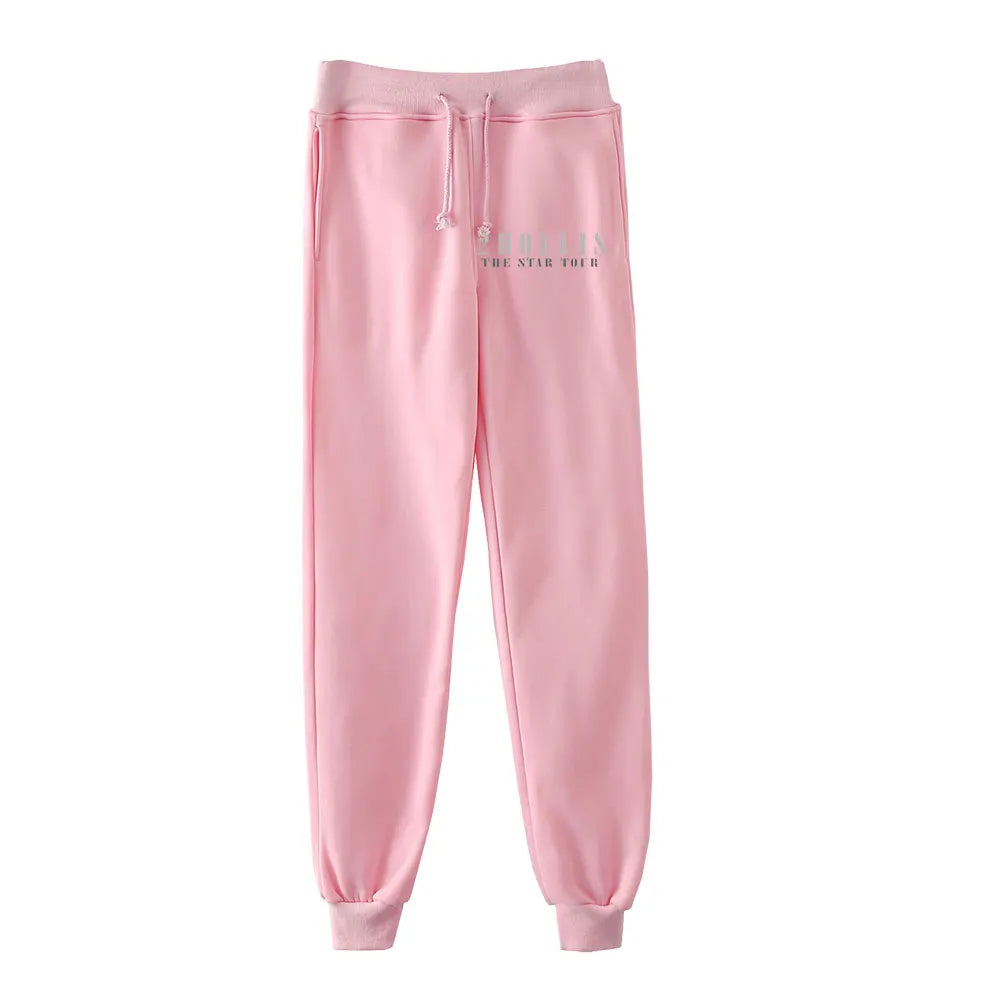 2hollis The Star Tour 2025 Merch SWEATPANTS pop print Unisex Casual Street Clothing