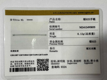 Real Moissanite Tennis Bracelet for Women Men 2.5-6.5mm Lab Diamond Bangle with Certificates 925 Sterling Silver Fine Jewelry