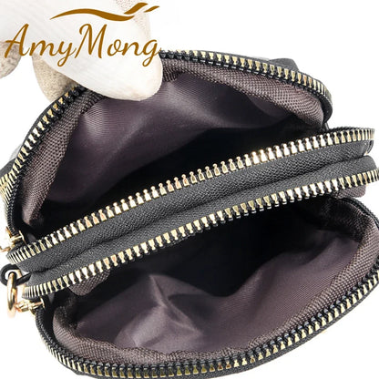 Ladies New Trendy Pu Leather Shoulder Bags Luxury Designer Simple Small Purse