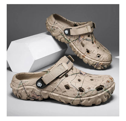 Men Slippers High Quality Anti-Slip Garden Shoes Lightweight Fashion Casual Sandals
