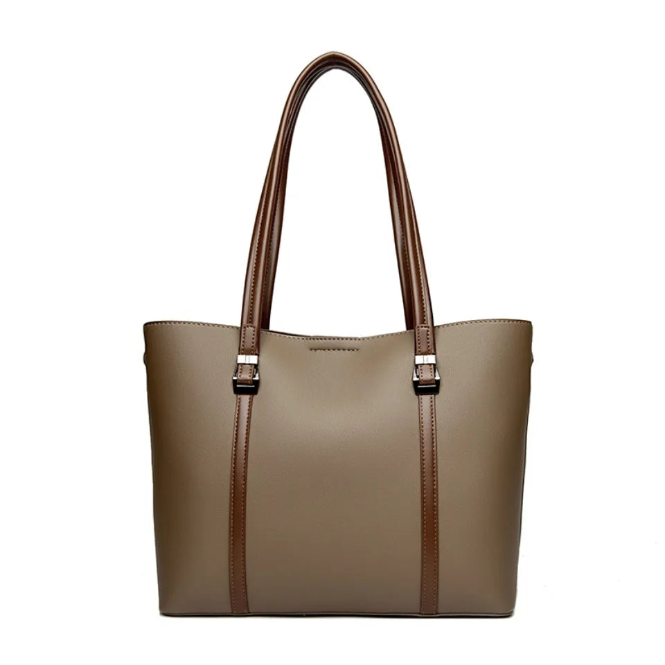 Luxury Shoulder Bags High-End Pu Leather Handbags Caual Tote
