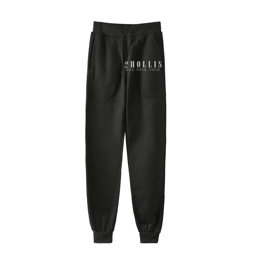 2hollis The Star Tour 2025 Merch SWEATPANTS pop print Unisex Casual Street Clothing