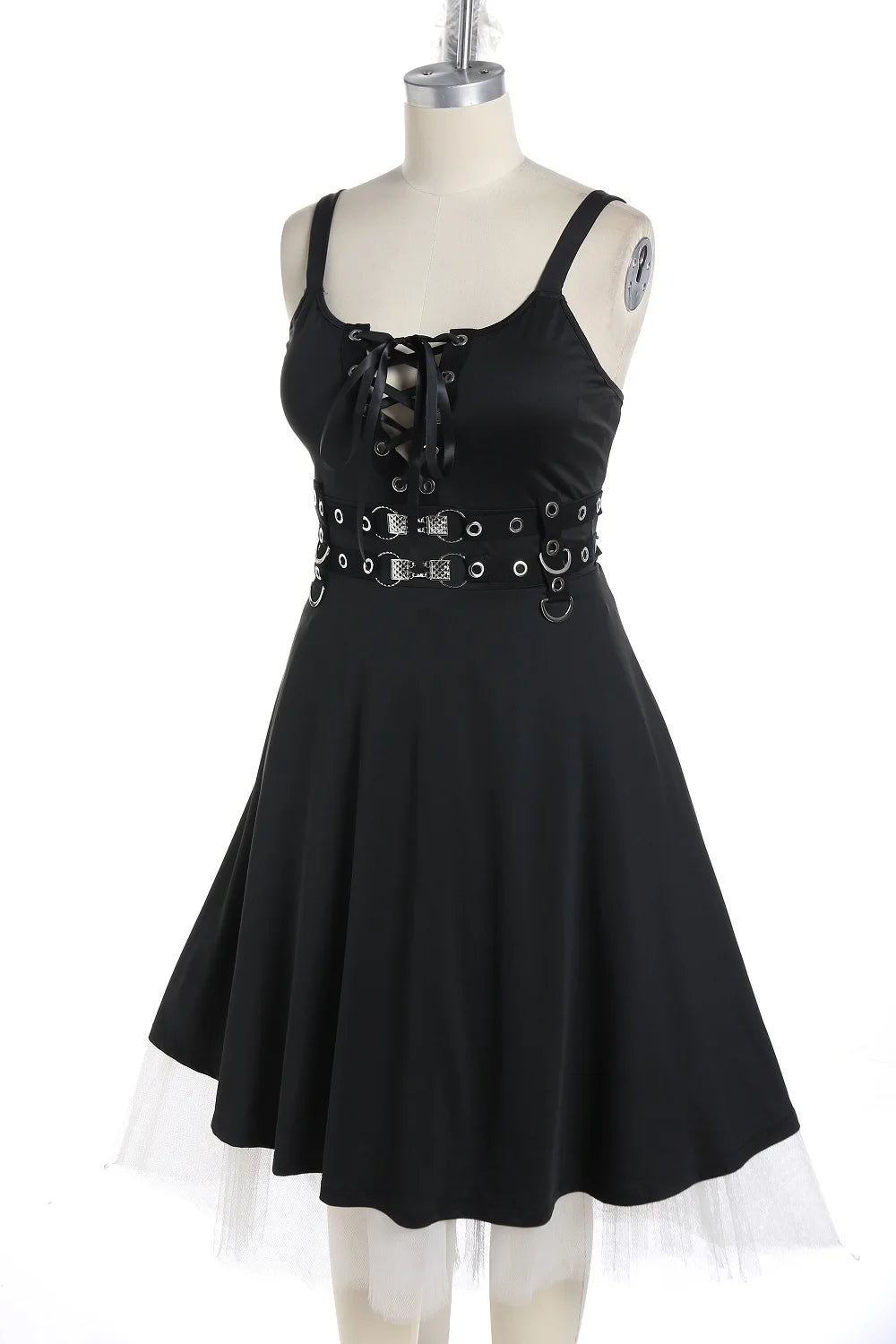 Sleeveless Wrap Gothic Vintage Swing Dress Soild Color Lace-Up Grommets High Waist Deep Green / L Deep Blue / 4XL Deep Blue / 5XL Deep Green / L-Deep Blue / 4XL-Deep Blue / 5XL-Deep Blue / XXXL-Deep Green / 5XL-Deep Green / XXXL-Deep Green / XXL-Deep Green / XL-Deep Red / 5XL-Deep Red / XXXL-Deep Red / XXL-Deep Red / XL-Deep Blue / XXL-Deep Blue / XL-Deep Blue / L-Deep Red / 4XL-Black / L-Black / XL-Black / XXL-Black / XXXL-Deep Red / L-Black / 4XL-Black / 5XL-Deep Green / 4XL-