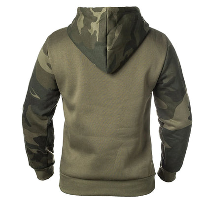 Men'S Hooded Sweatshirt Color Blocked Pullover Sweatshirt Outdoor Hooded Sweatshirt With Big Pockets Men'S Hooded Sweatshirt