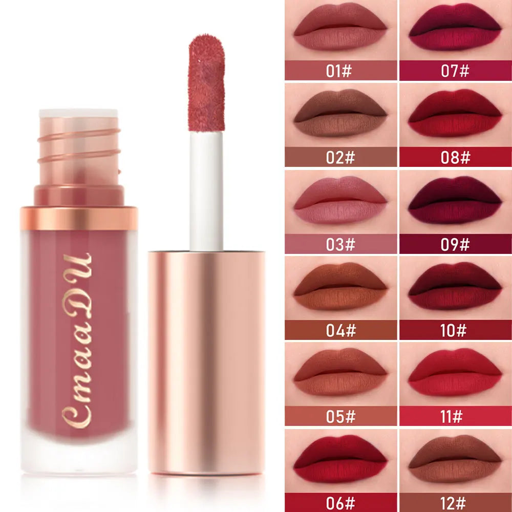 Velvet Matte Liquid Lipstick Waterproof Long Lasting Nonstick