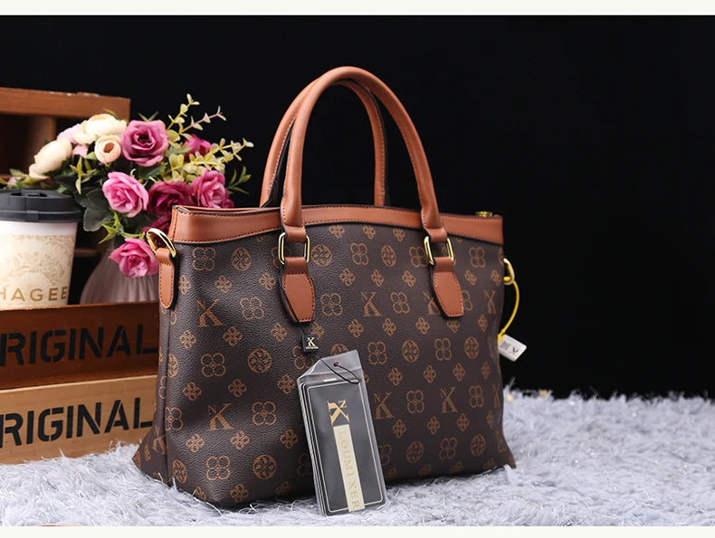 Light luxury brand women's bag fashionable, versatile and high-end handbag with large capacity