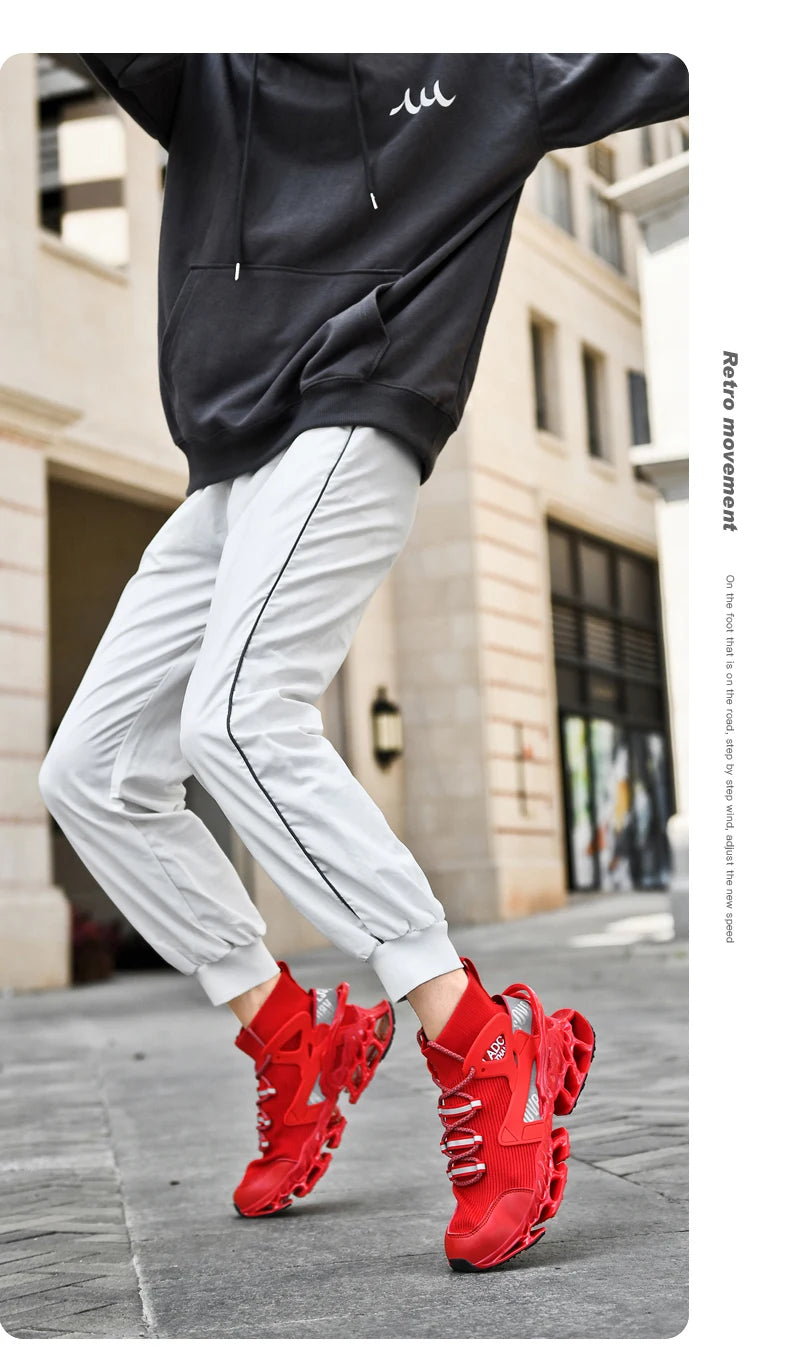 Men's Breathable Walking Tennis Running Shoes Blade Fashion Sneakers