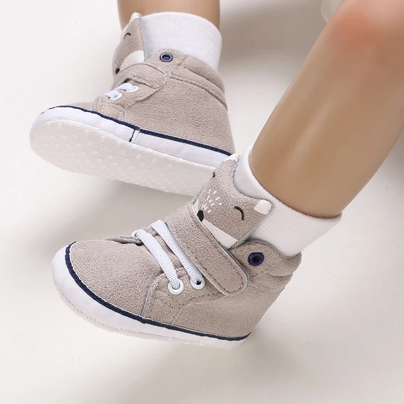 Casual And Fashionable Baby Cartoon Soft Soled Shoes 0-1 Year Old Walking Shoes