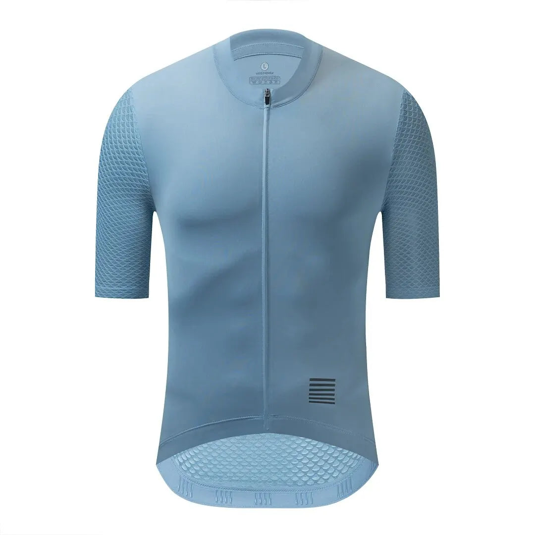 Men Cycling Jersey Short Sleeve Reflective Shirt Downhill Jersey Pro Team Mountain Bicycle