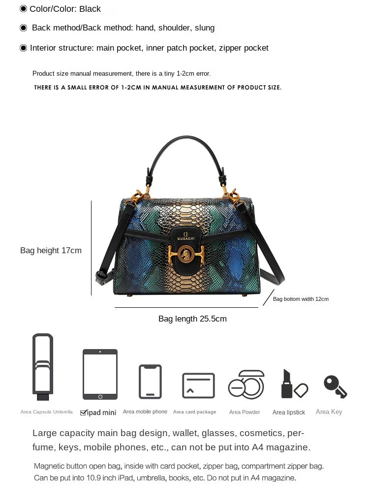 Fashionable High end Designer Single Shoulder Handbag