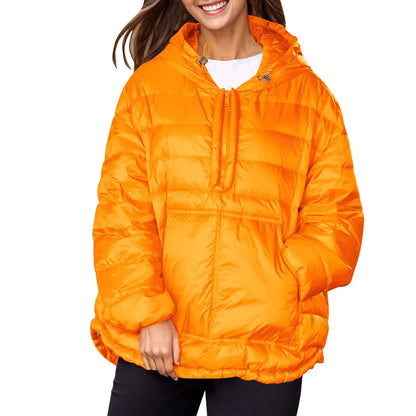 Plus Size Parkas For Women Casual Women Casual Hoodies Pocket Coat Lightweight Jacket Winter Coats For Women пуховик женский
