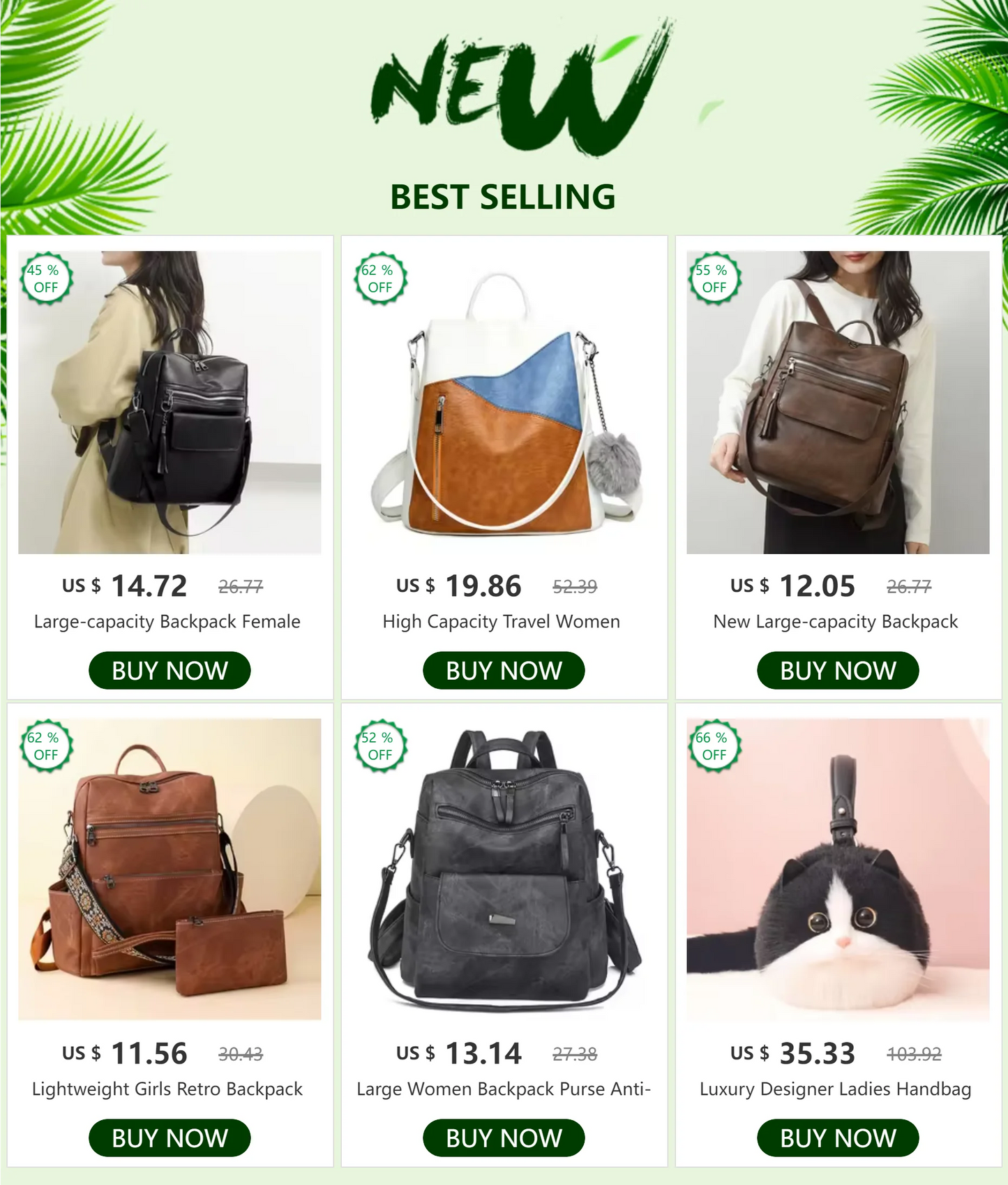 Backpack for Women Large Womens Backpack Leather Purse Designer Ladies Shoulder Bags with Tassel Two-toned Brown