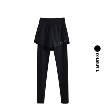 2PCS Sports Set Women Seamless Yoga Suit Fitness Shirt High Waist Leggings Set Outfit Yogawear