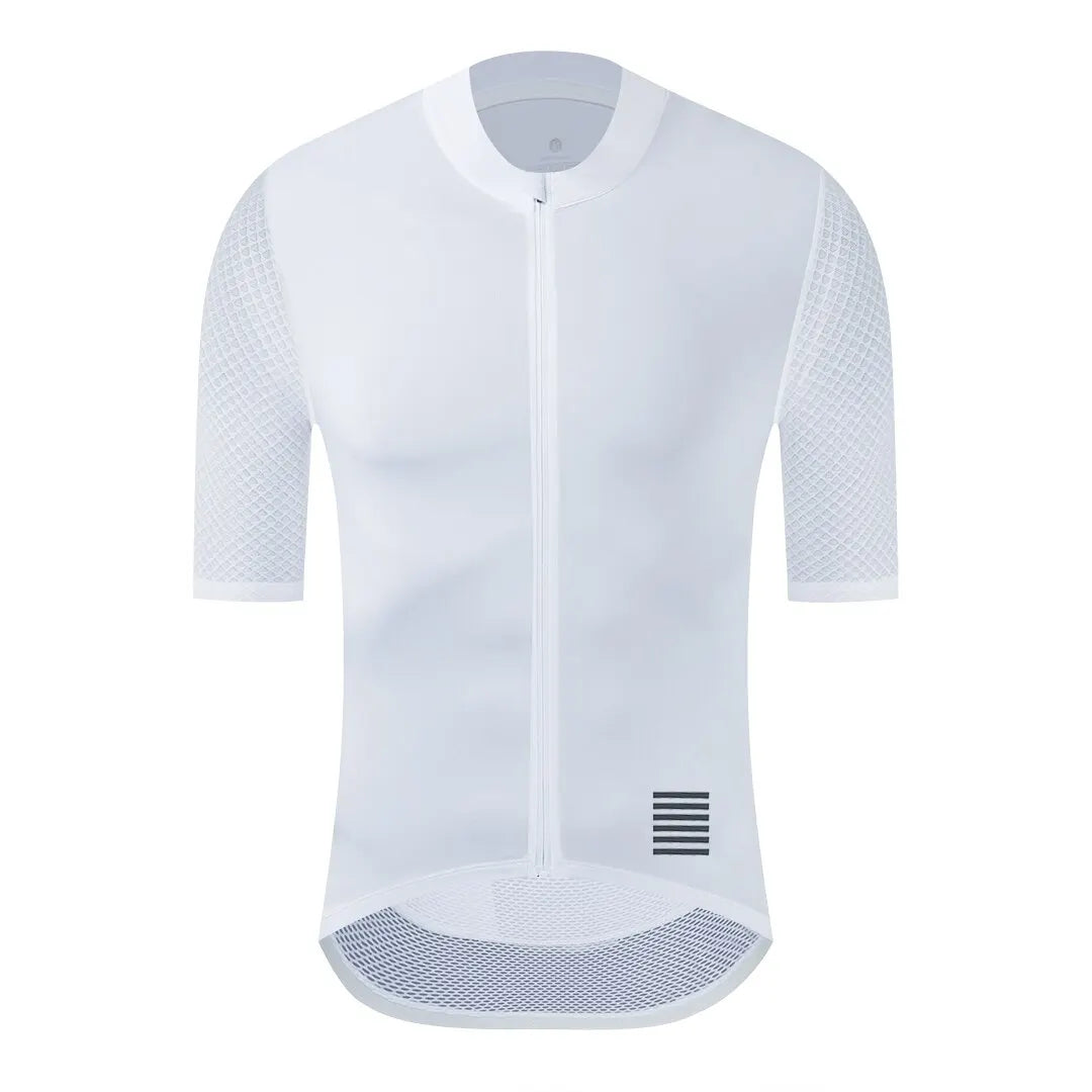Men Cycling Jersey Short Sleeve Reflective Shirt Downhill Jersey Pro Team Mountain Bicycle