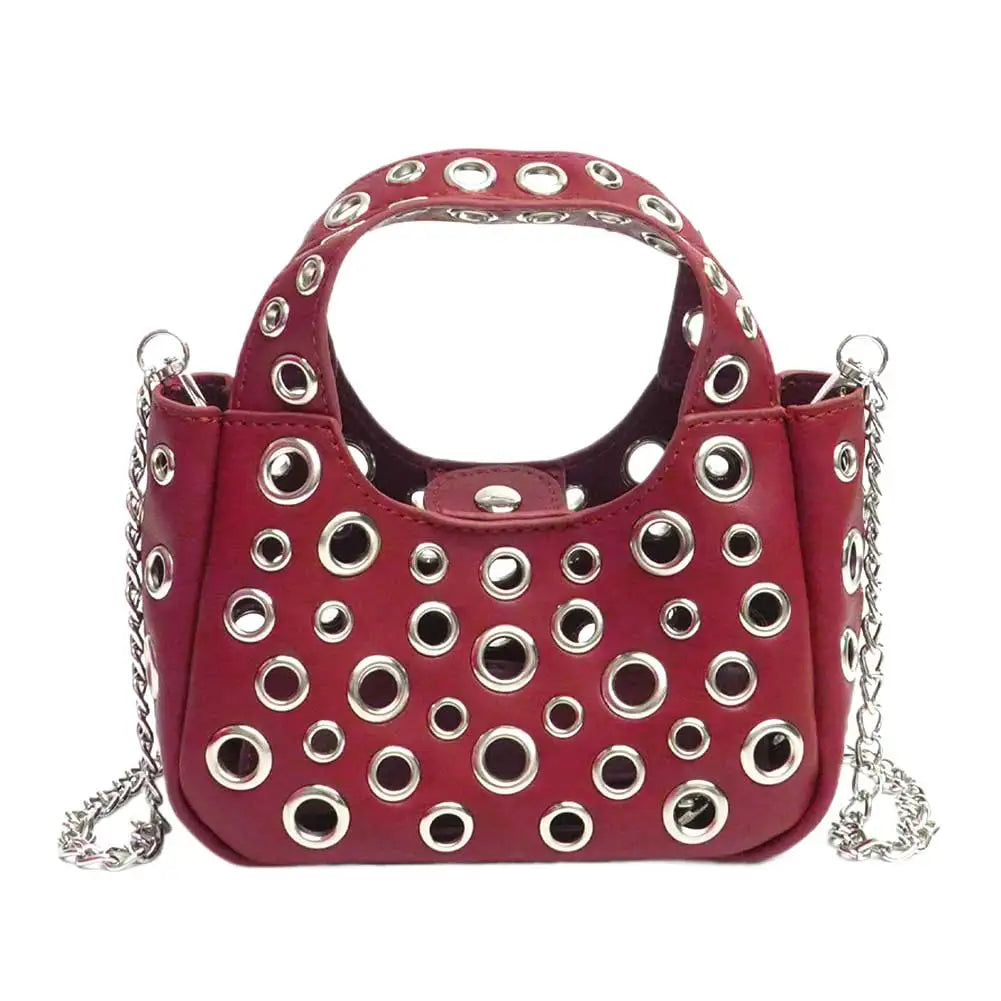 Women PU Casual Tote Bag Large Capacity Slouchy Handbag Chain Strap Stylish Crossbody Bag Hasp Closure Daily Carrying Bag