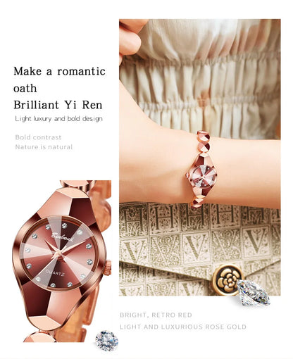 Light Luxury Brand high-end Exquisite Bracelet Wristwatch Waterproof Ladies Quartz