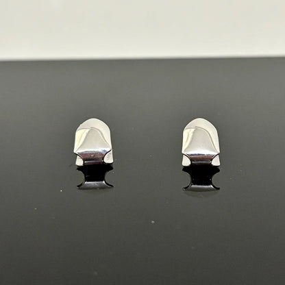 3PCS/Set Hollow Star Teeth Grillz Single Horizontal Bar Zircon Tooth Caps