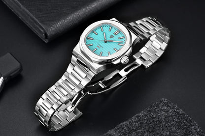 40MM Men's Watches Luxury Automatic Watch For Men Mechanical WristWatch Stainless Steel Sapphire glass
