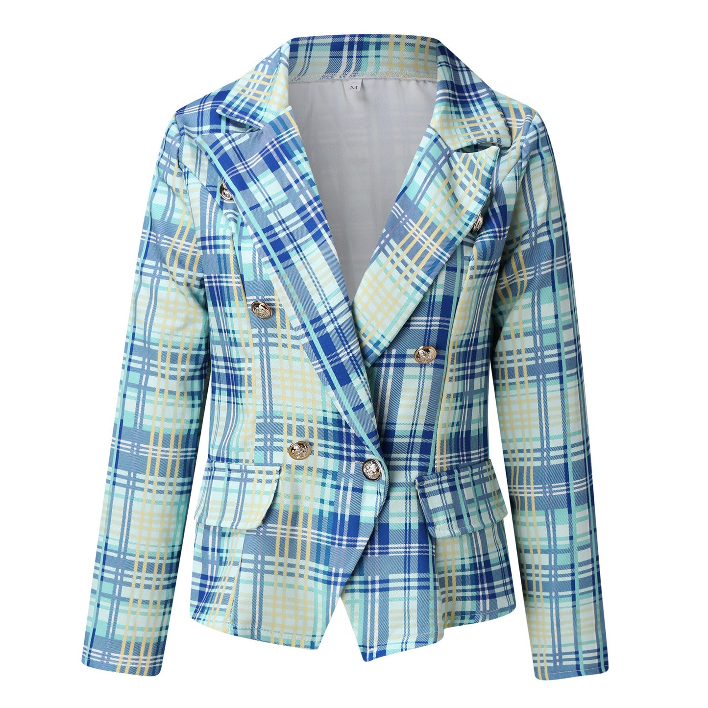 New In Outwears Printed Faux Wool Thin Coat Trench Jacket Ladies Long Overcoat Outwear Fashion Woman Blazer 2022 Abrigo Mujer
