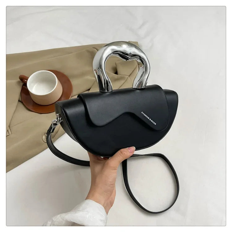 Solid Soft Shoulder Bag High Quality Bags for Women Hasp Interior Compartment Pu Women's Handbag