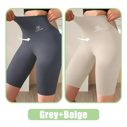 Seamless Women Sports Shorts High Waist Fitness Jogging Body Shaping Boxers Push Up Scrunch Butt Biker Slim Underwear