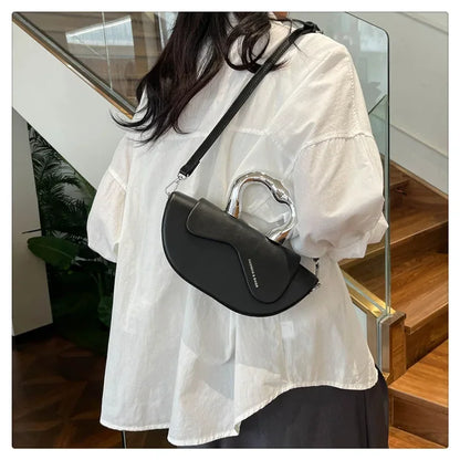 Solid Soft Shoulder Bag High Quality Bags for Women Hasp Interior Compartment Pu Women's Handbag