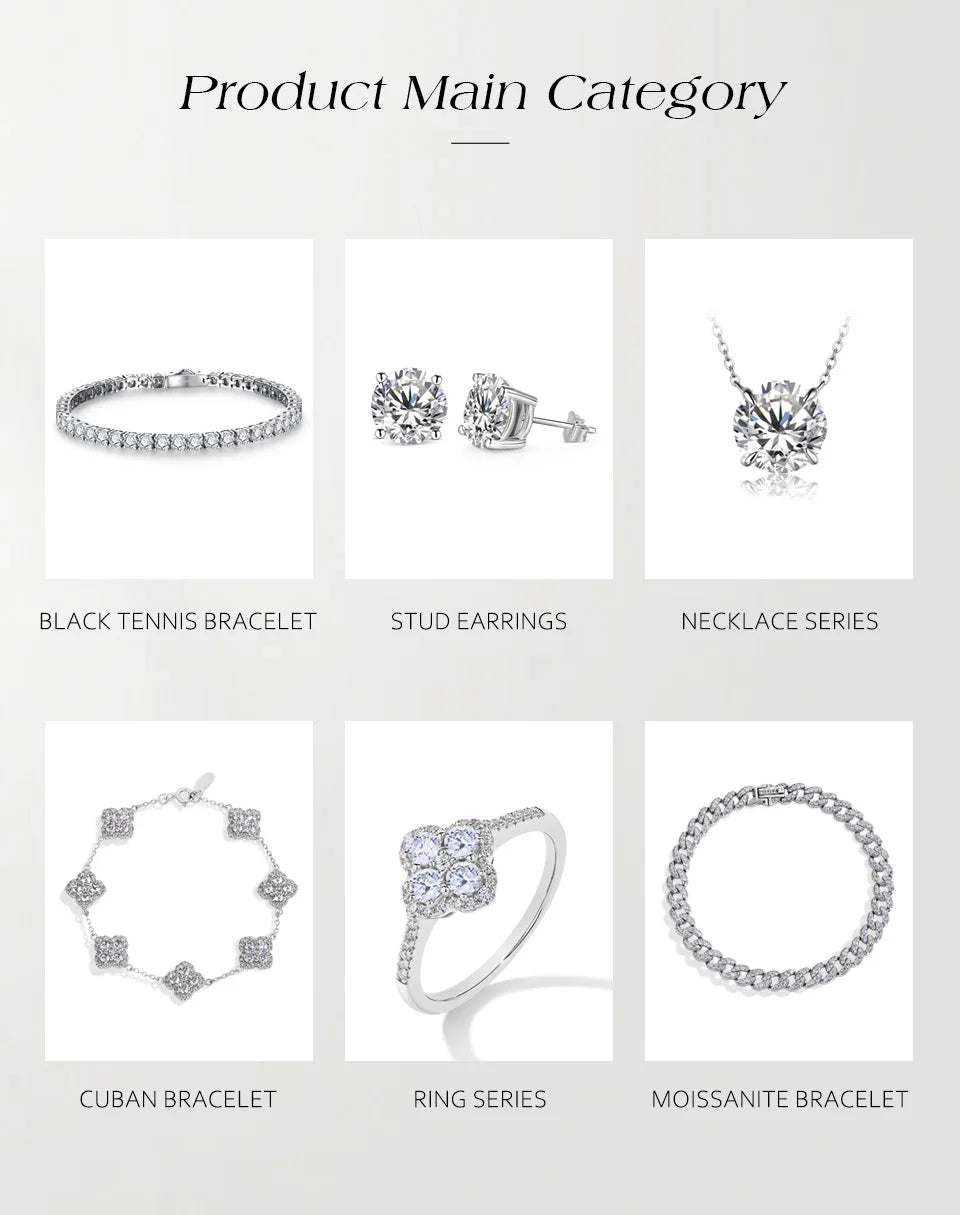 ATTAGEMS 925 Sterling Silver Luxury Women Ring Flowers DVVS1 Moissanite Pear-cut Classical Band Engagement Wedding Fine Jewelry