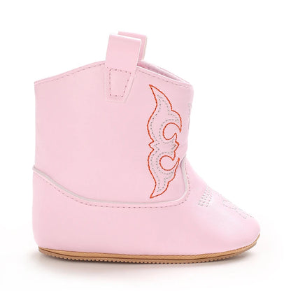 Baby Boots Made Of Soft PU and High-quality Cotton Short Boots With Rubber Soles and Anti Slip Baby