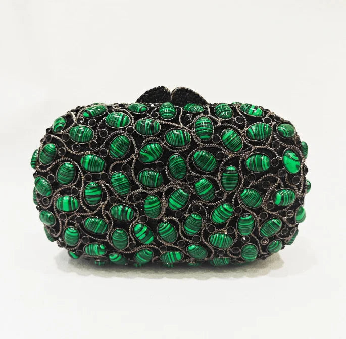XIYUAN Big Stones Evening Purse Bags Rhinestone Wedding Gems Clutch Bag Bridal Clutches Women Diamonds