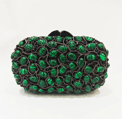 XIYUAN Big Stones Evening Purse Bags Rhinestone Wedding Gems Clutch Bag Bridal Clutches Women Diamonds