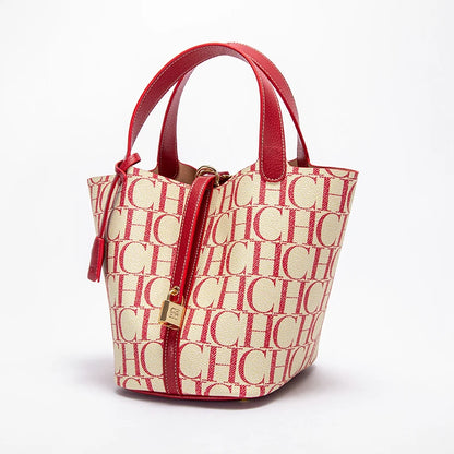 CH Large Capacity Daily Commuter Crossbody Bag Fashion Letter Print Design Ladies Temperament Shoulder Bag Versatile Premium