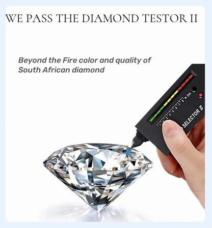 CKT Designer Girl Birthday Gift 18K White Gold Rings 3ct D Color Moissanite Diamonds Platinum Pt950 Fine Jewelry Engagement Ring