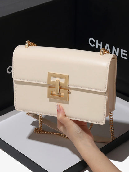 Belt decoration flip cover handbag crossbody bag