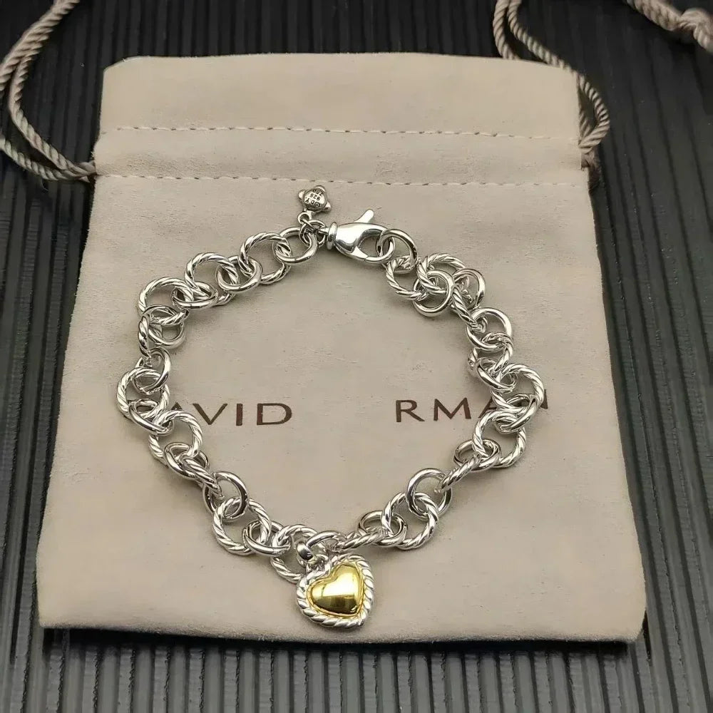 2025 New DY Bracelet Fashionable Simple Temperament Couple Bracelet Daily Wear Beaded Bracelet Men and Women Can Wear