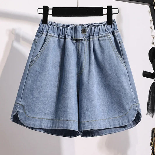 Plus Size Plus Size High Waist Wide Leg Hot Pants Women's Short Pants