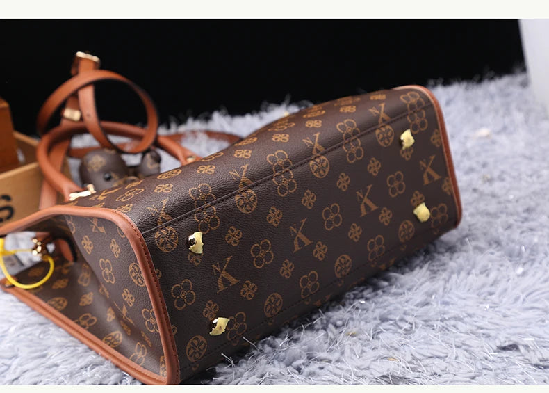 Light luxury brand women's bag fashionable and versatile single shoulder crossbody high-end handbag with large capacity