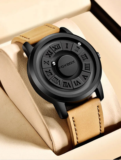 Military Waterproof Watch For Men Crolling Pointer Magnetic Force Watch Men Fashion Sport Quartz Chronograph