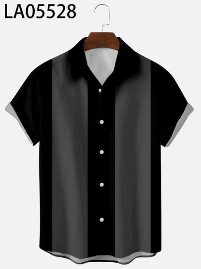 Red And Black Plaid Shirt Men Shirts Checkered Shirts Short Sleeve