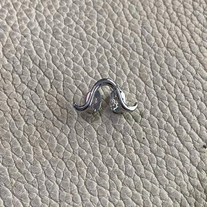 Romantic Silver Color Glossy Wave Teeth Grillz Hip Hop Curve Zircon Tooth Caps Gold Zircon Silver Zircon Gold Color Gold Zircon-Silver Zircon-Gold Color-Silver Color-