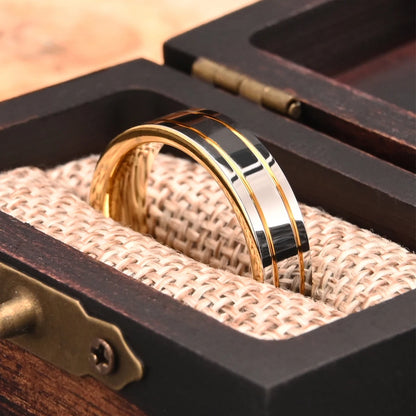 6MM tungsten carbide ring  Men's wedding bands couple engagement rings anillos bague homme pareja de compromiso fashion jewelry