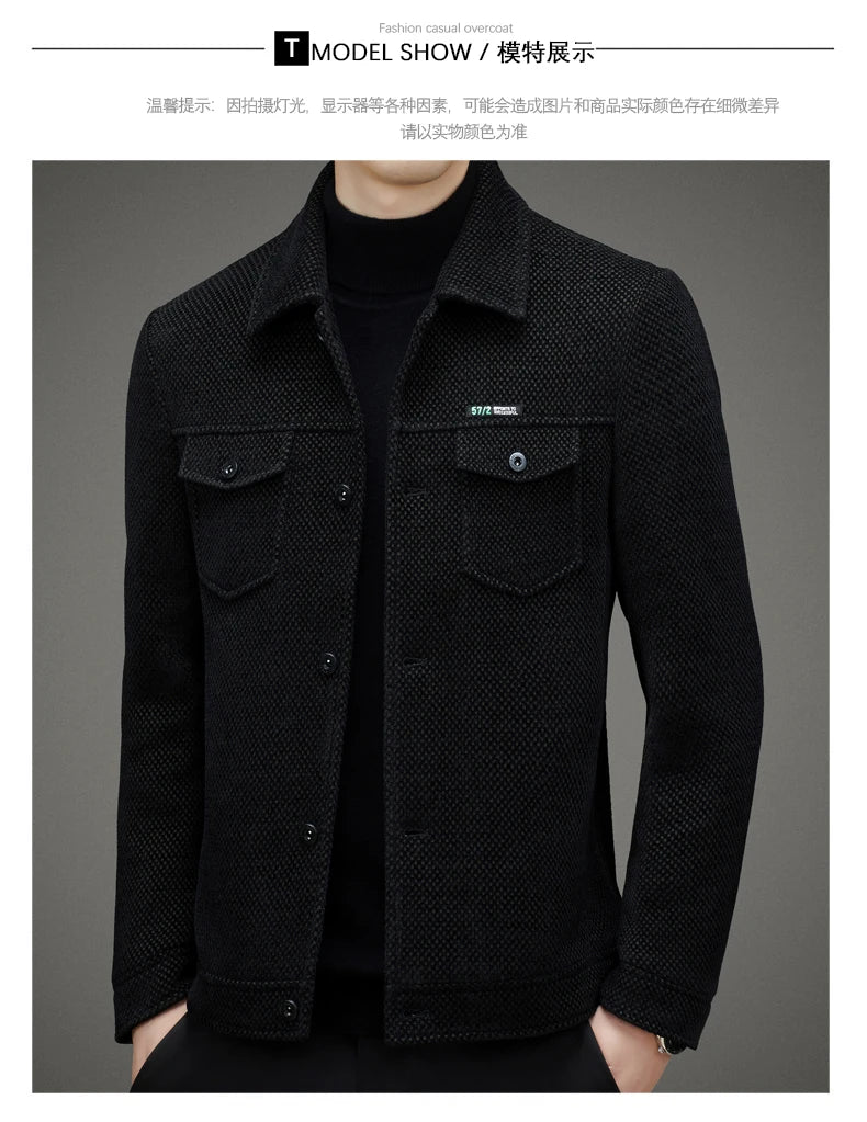 Casual Coat High Quality Lapel Trend Wear Top All