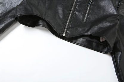 Rits Cyber Gothic Y 2K Crop Jacks Grunge Punk Stijl Faux