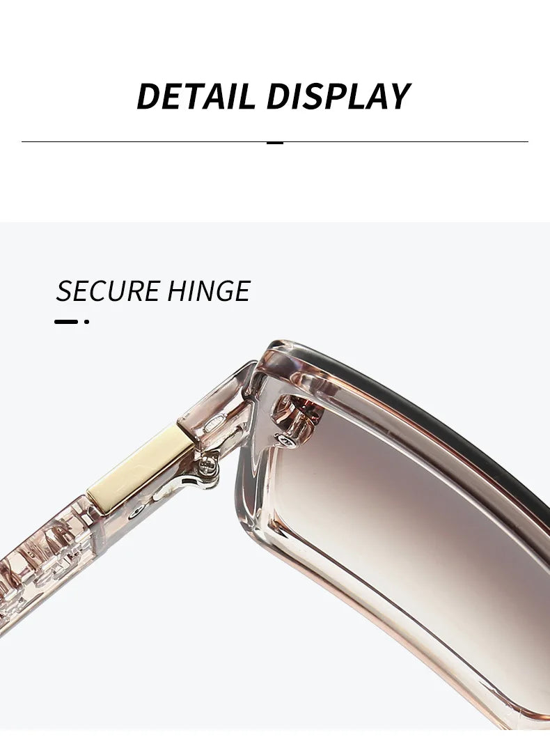 New Classic Fashion Sunglasses Women Luxury Glamour Men Brand Glasses Square Stylish Unisex UV400 Shades