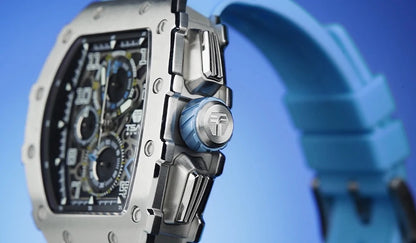 Luxury Brand Tonneau Design Waterproof Clock Stainless Steel Wristwatch Rectangle