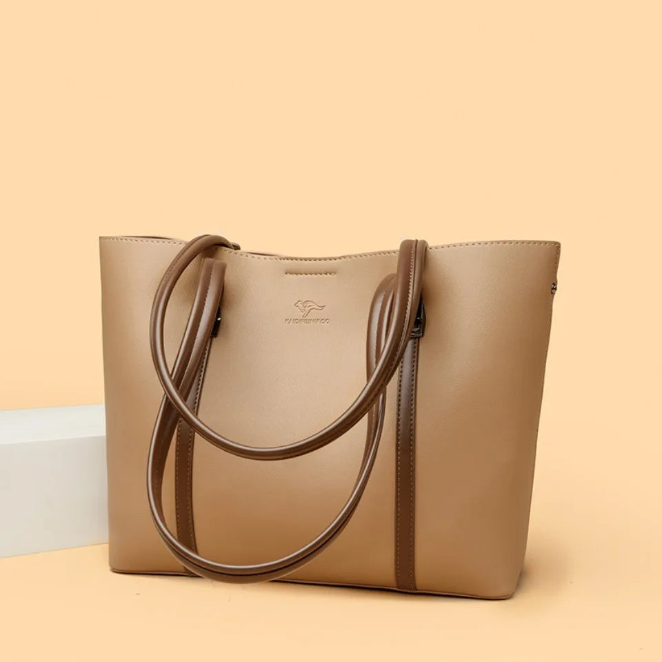 Luxury Shoulder Bags High-End Pu Leather Handbags Caual Tote