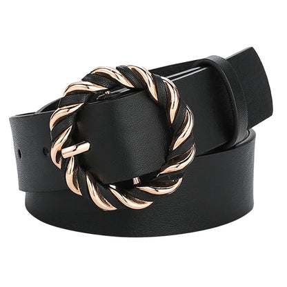 Belt for Men Women Soft Leather With O Ring Buckle