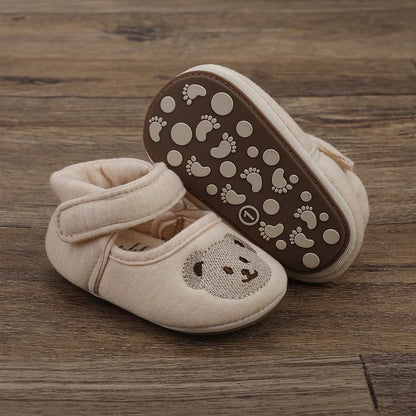 Cute Cartoon Bear Rabbit and Casual Baby Boys Shoes Baby Accessories 0-18 Months